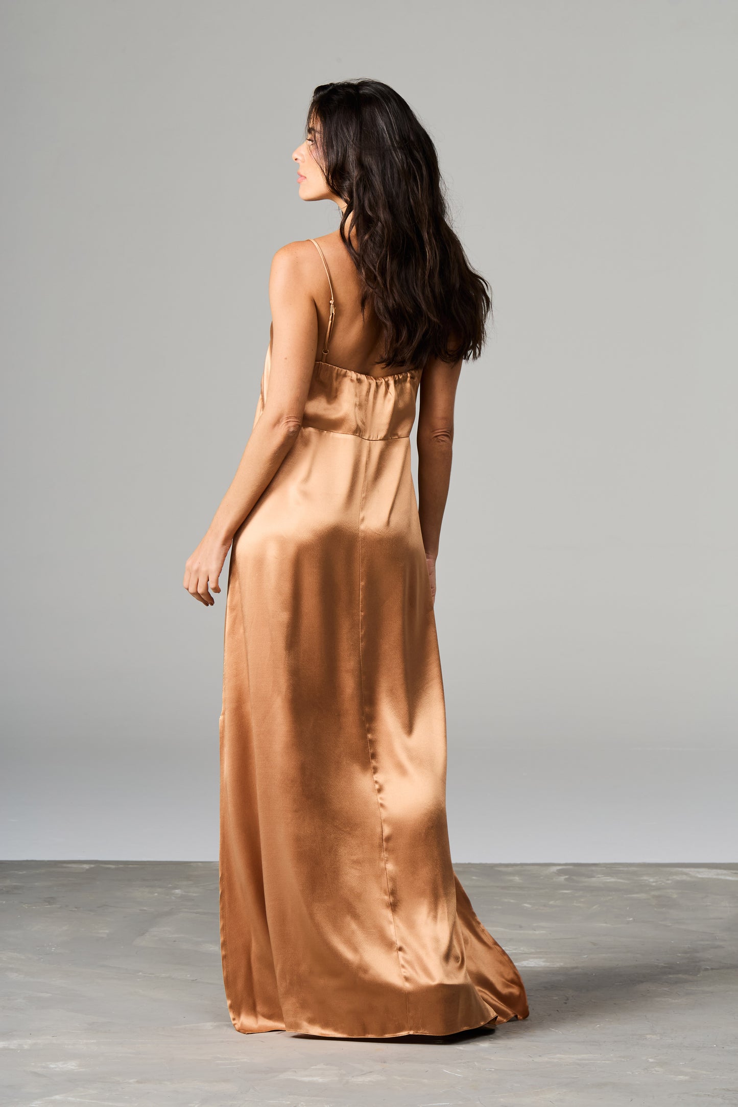 Satin Maxi Dress