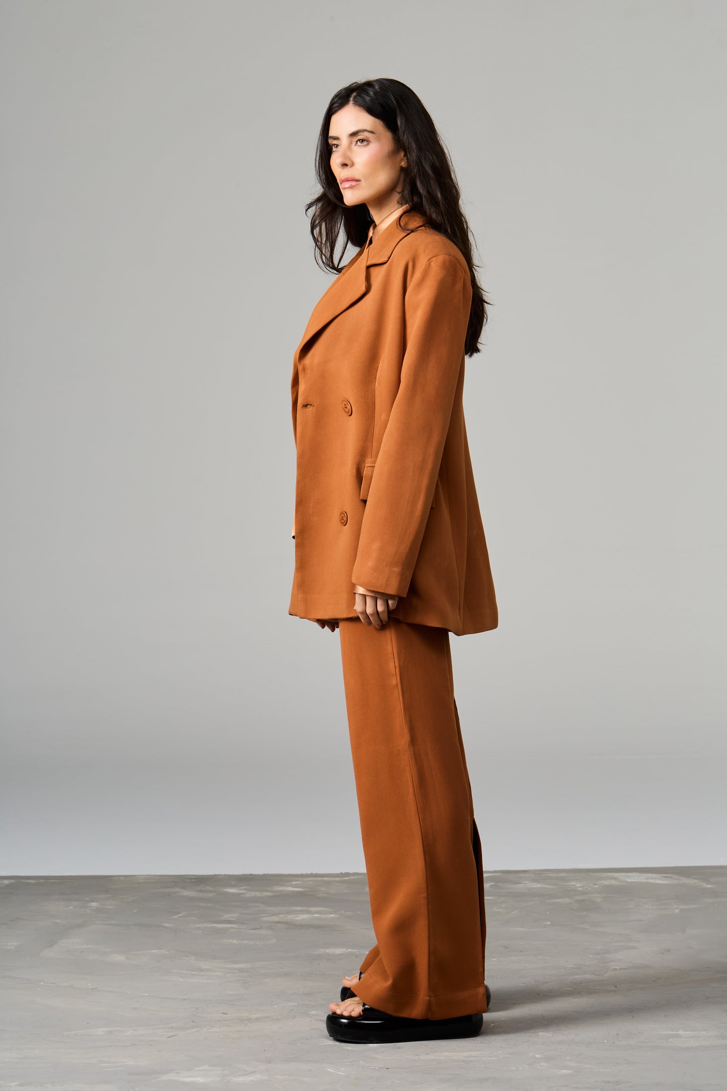 Oversized Crepe Blazer