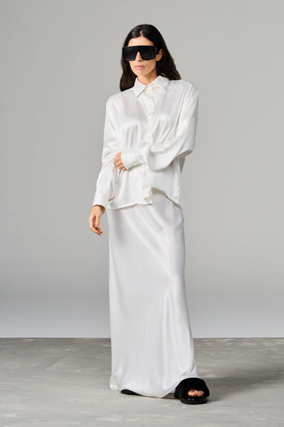 Satin Maxi Skirt