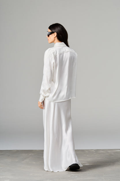 Satin Maxi Skirt