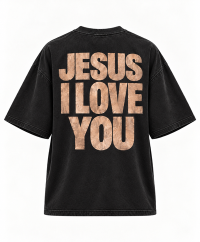 T-shirt JESUS I LOVE YOU (Black)