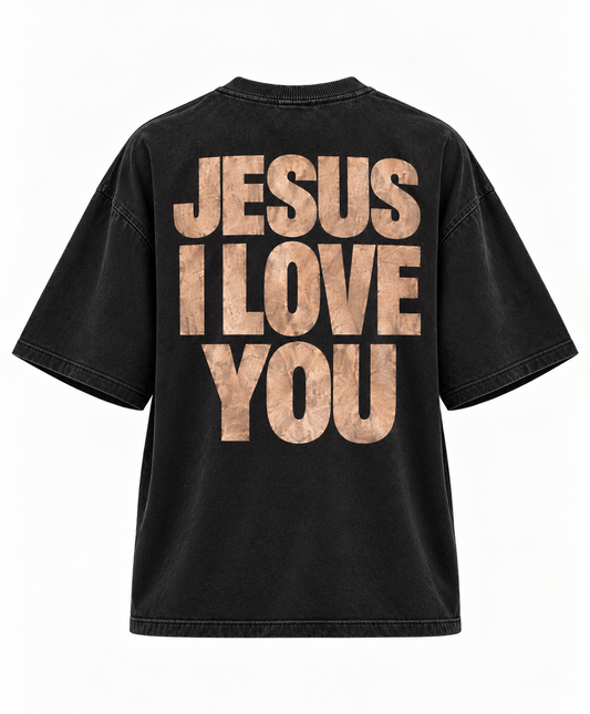T-shirt JESUS I LOVE YOU (Black)