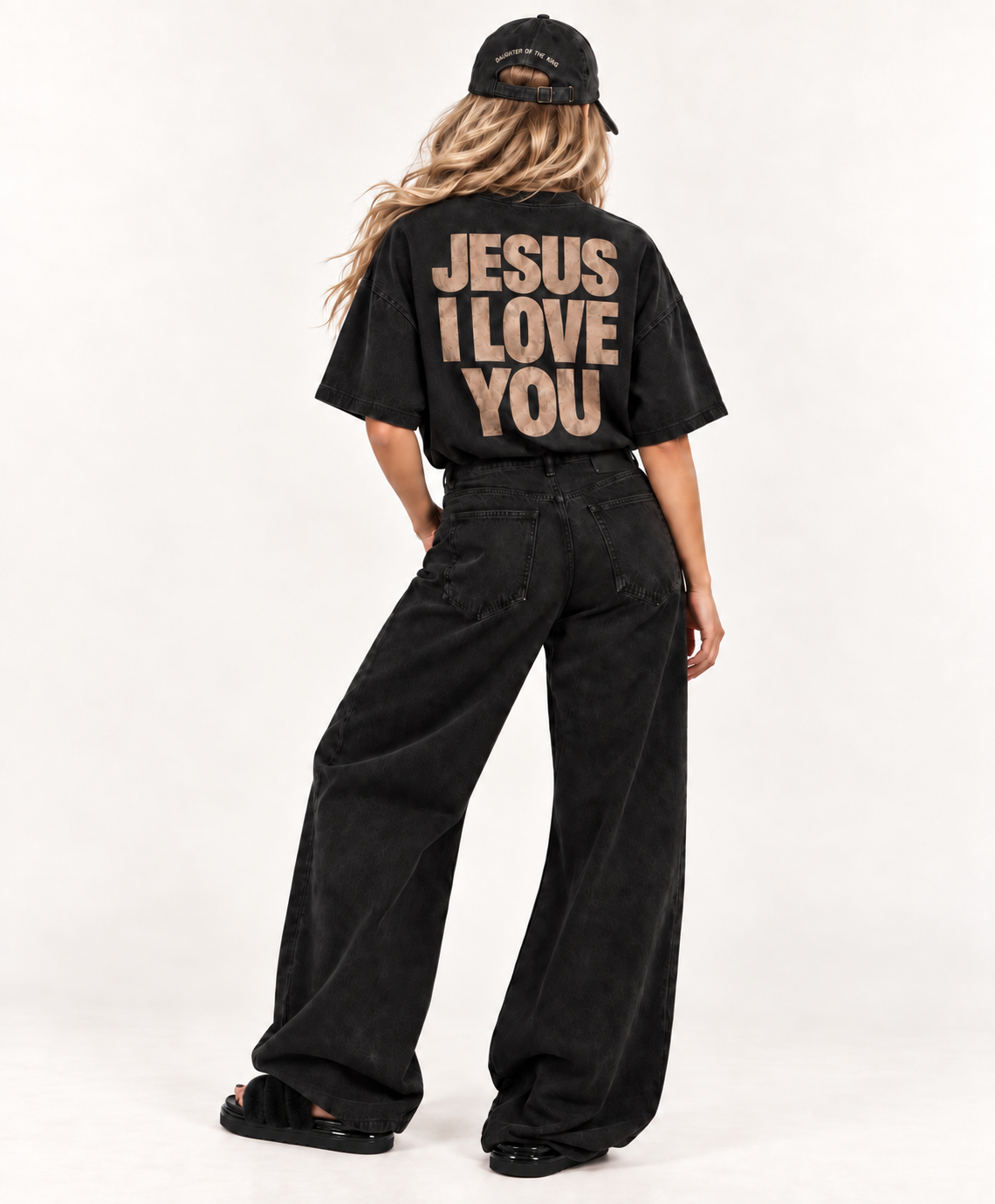 T-shirt JESUS I LOVE YOU (Black)