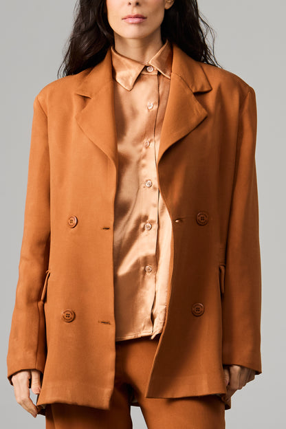 Oversized Crepe Blazer