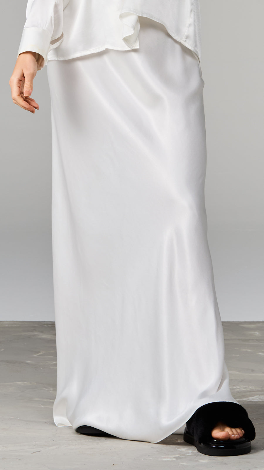 Satin Maxi Skirt