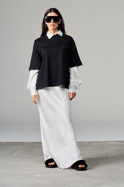 Satin Maxi Skirt