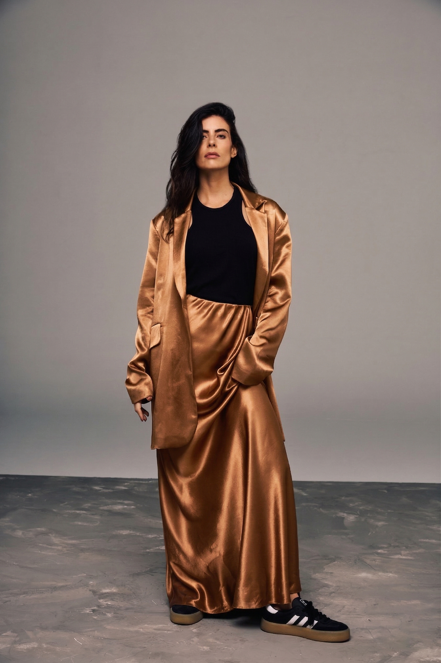Satin Maxi Skirt